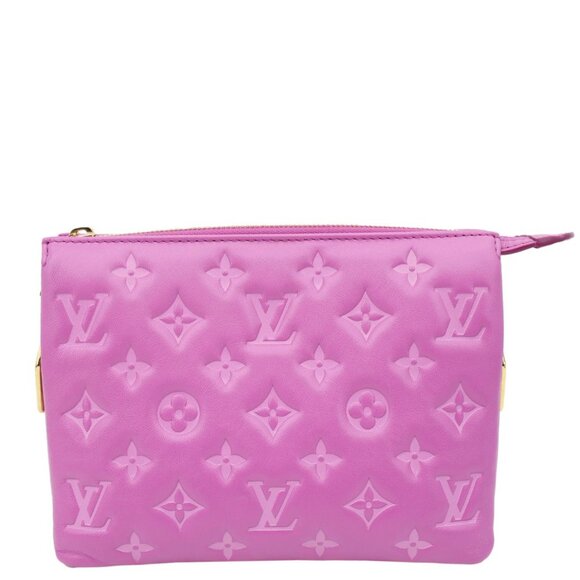 Louis Vuitton  Coussin BB Monogram Embossed Leather Shoulder Bag Pink - Picture 4 of 11